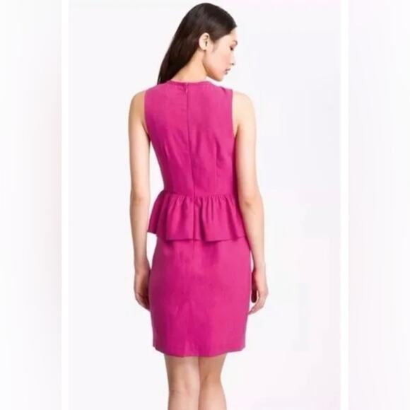 Trina Turk Dresses Trina Turk Kiran Peplum Dress Magenta Women’s size 6 - Picture 6 of 6